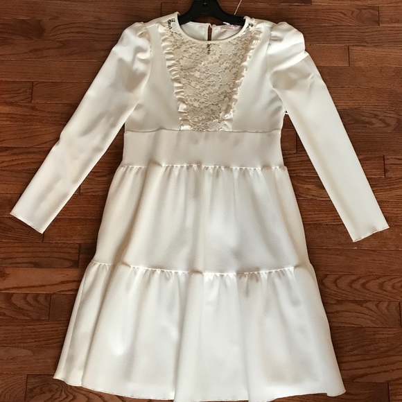 See by Chloe Lace Ruffle Dress size 38 (6) - Picture 3 of 6